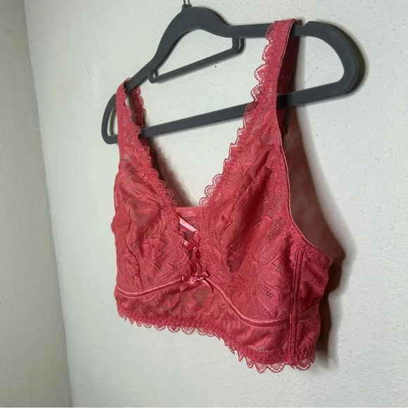 Adore Me Unlined Lace Bralette Size 0X - Picture 2 of 4